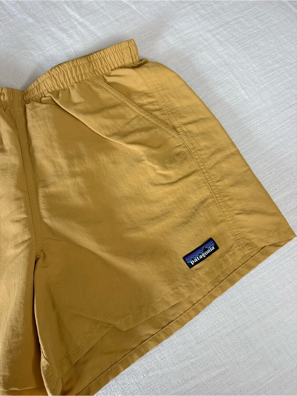 Patagonia Women's Yellow Athletic Shorts